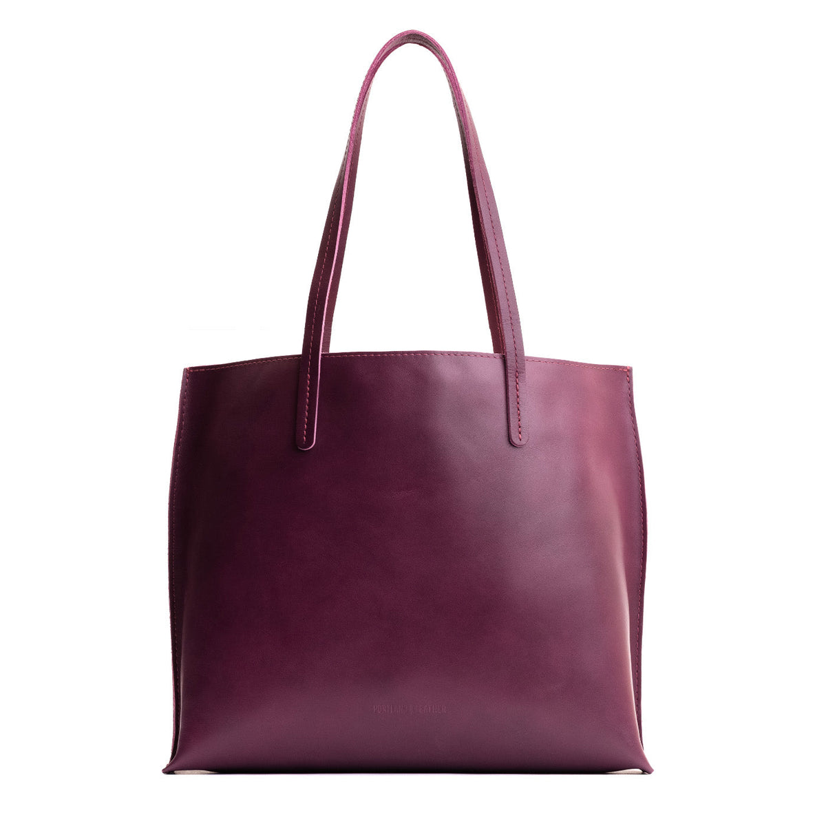 Lollipop*Large | Leather tote bag with interior snap key loop