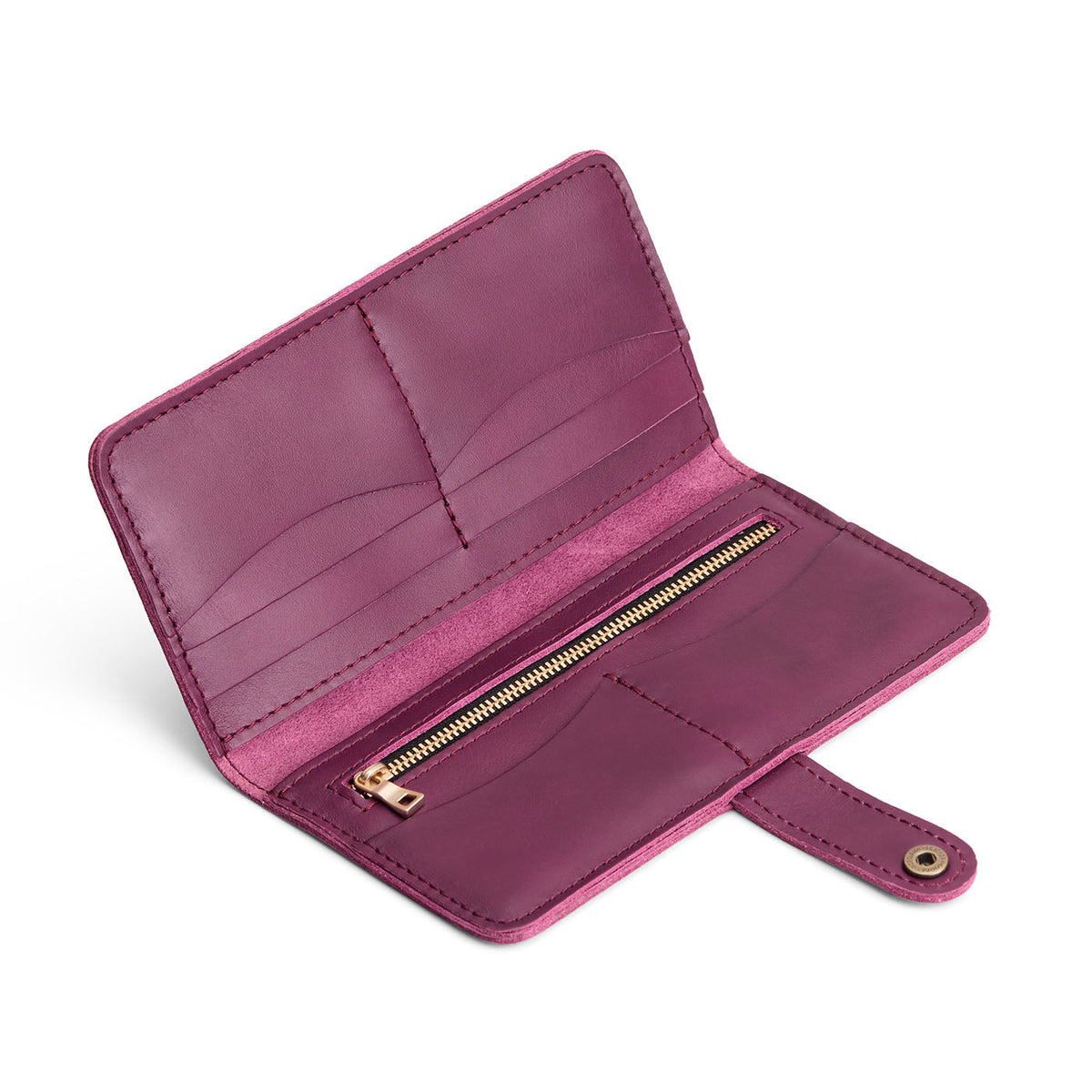 Lollipop | Leather wallet with snap open