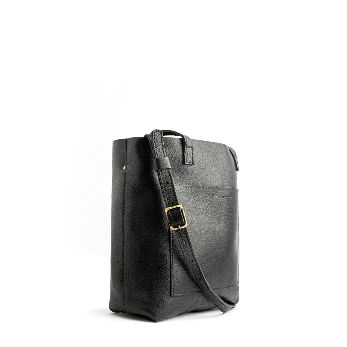 Pebbled--black*Classic | Medium Tote with dual shoulder straps and crossbody strap