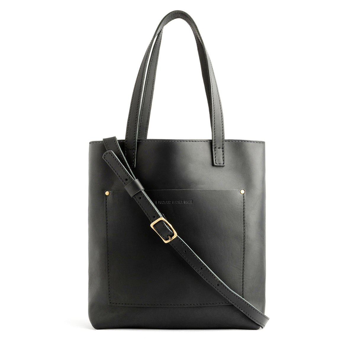 Black*Zipper | Medium Tote with dual shoulder straps and crossbody strap