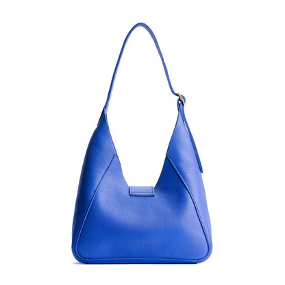Astro Blue | Structured hobo shoulder bag with adjustable strap and magnetic closure