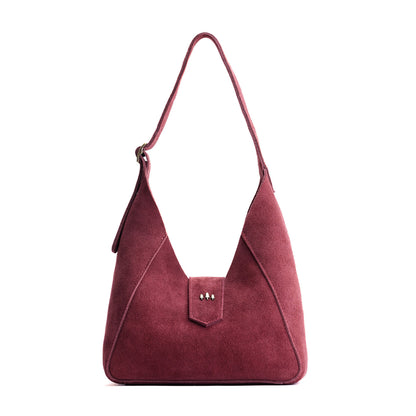 Red Panda | Structured hobo shoulder bag with adjustable strap and magnetic closure