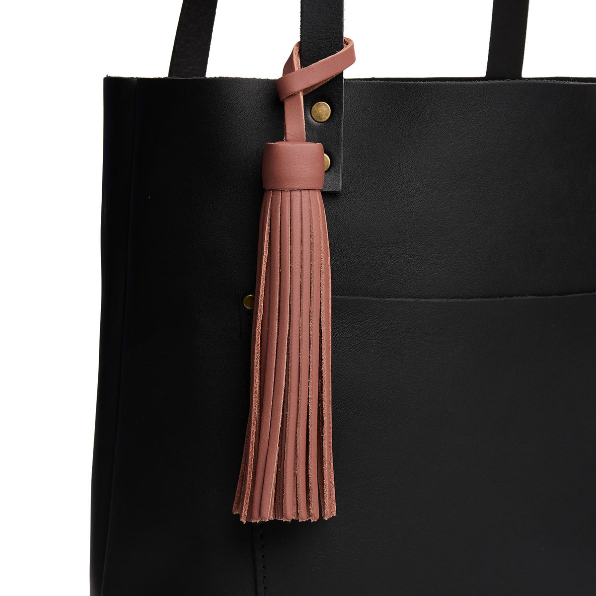 Sunkissed*Jumbo | Fringed leather tassel with leather loop
