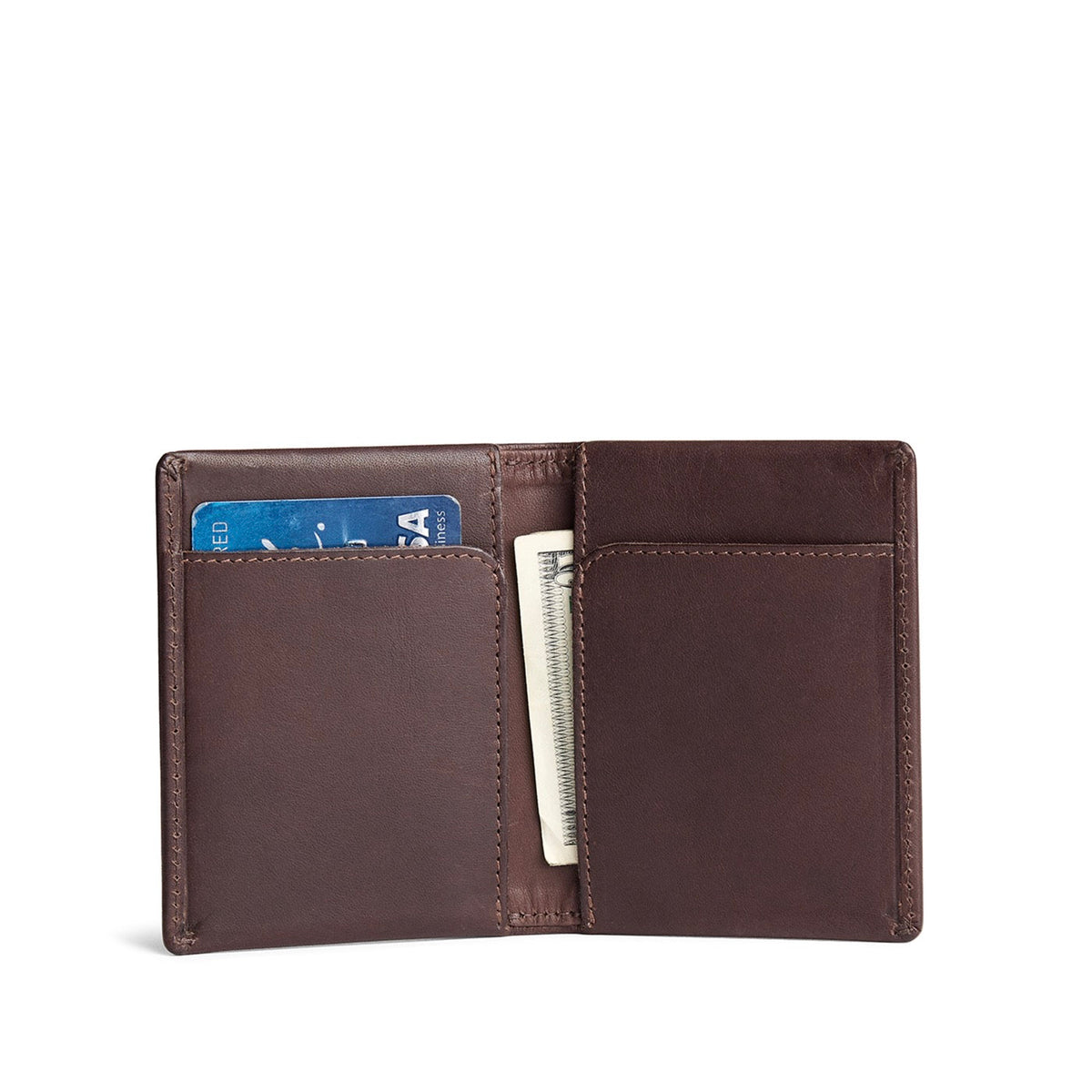 Trailstone | Bifold leather card holder