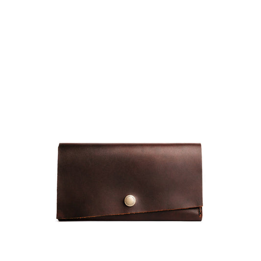 Grizzly | Leather wallet with snap closure