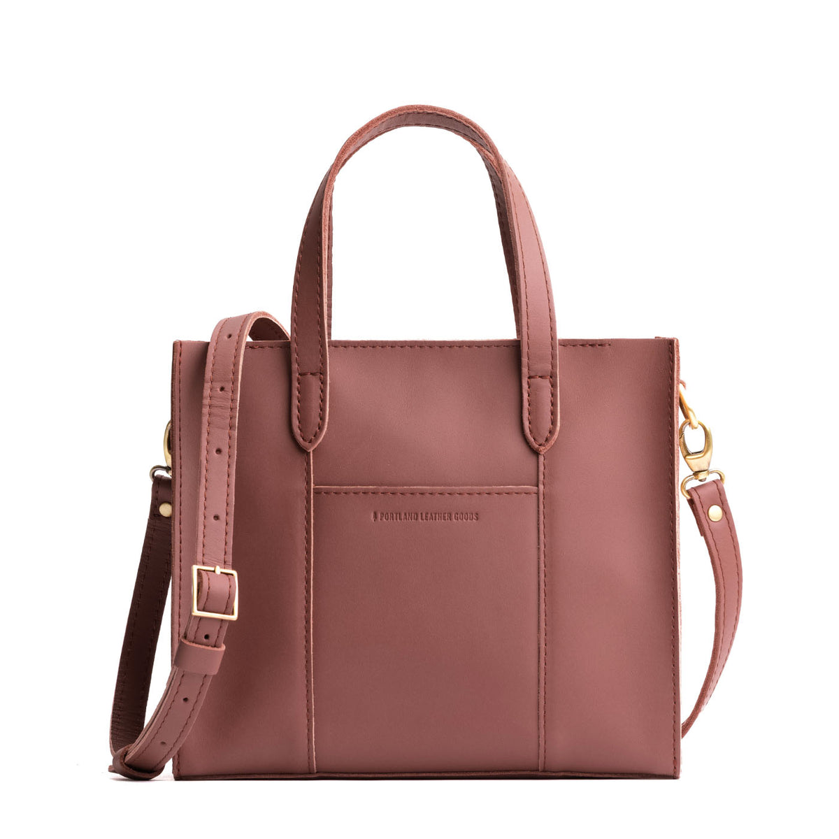 Sunkissed*Zipper | Structured mid-size tote bag with overlapping panels and crossbody strap