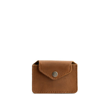 Biscotti | Small leather wallet with snap closure