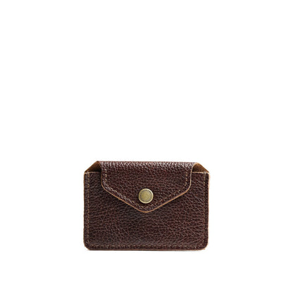 Coldbrew | Small leather wallet with snap closure