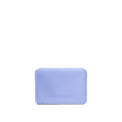 Jacaranda | Small leather wallet with snap closure