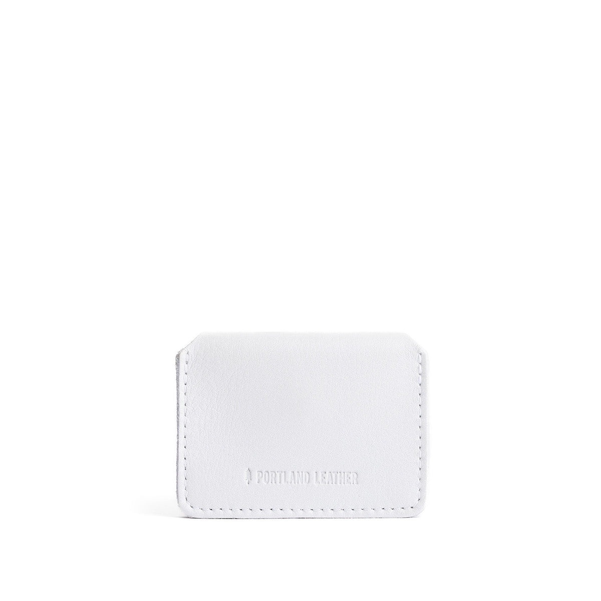 Pearl | Small leather wallet with snap closure
