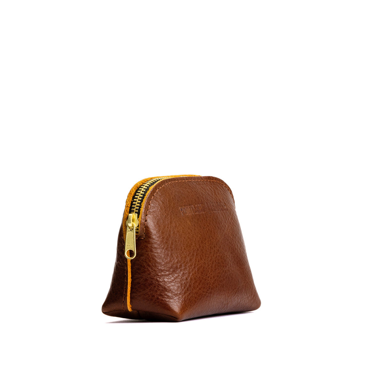 Nuez*Mini | Compact leather pouch with top zipper