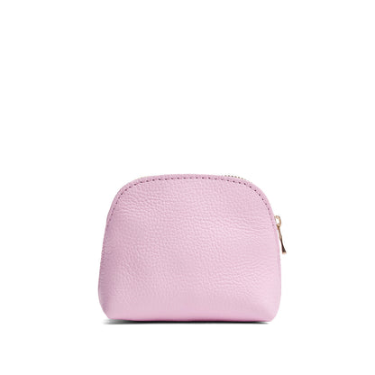 Pinkaboo*Mini | Compact leather pouch with top zipper