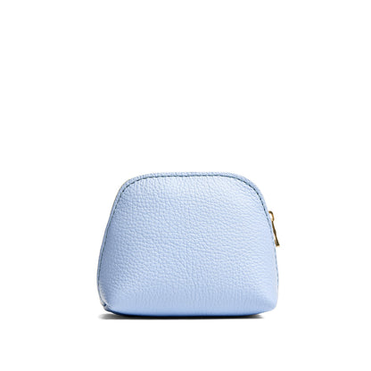 Skyway*Mini | Compact leather pouch with top zipper