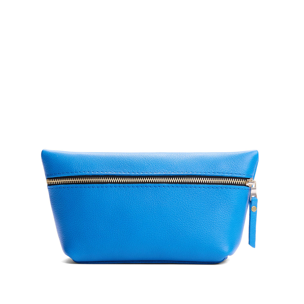 Skydive*Large | Large leather makeup bag with zipper
