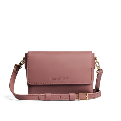 Sunkissed*Mini | Small Leather Crossbody Bag with Magnetic Messenger Bag Closure