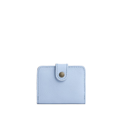 Skyway | Small leather wallet with snap closed