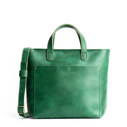 Cowboy Mint*Zipper | Crossbody tote bag with zipper closure and front pocket