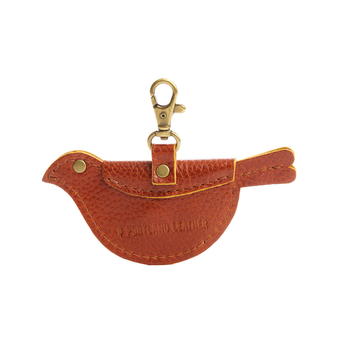 Sienna | Bird shaped pouch with button closure and lobster clasp