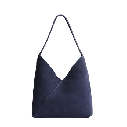 Alaska Blue*Large | Mid-size shoulder bag with magnetic snap closure