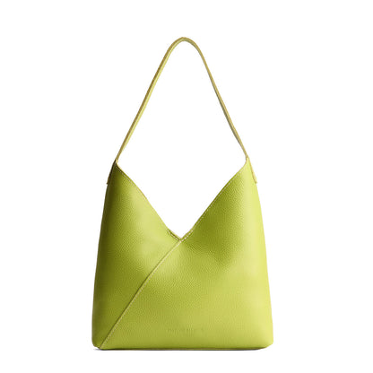 Wasabi*Large | Mid-size shoulder bag with magnetic snap closure