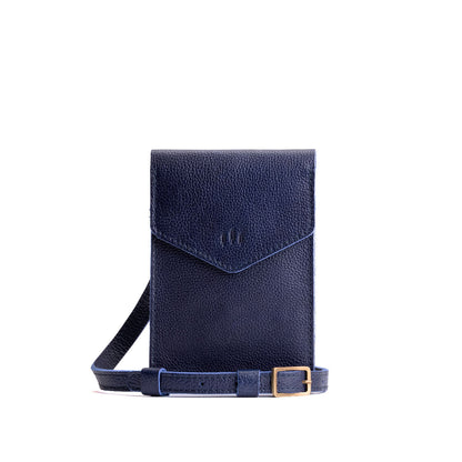 Cobalt | Slim, phone-shaped crossbody purse with magnetic closure