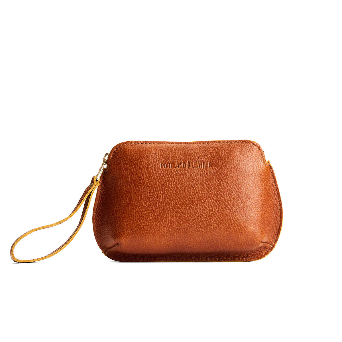 Sienna*Large | Large pouch with top zipper and curved edges