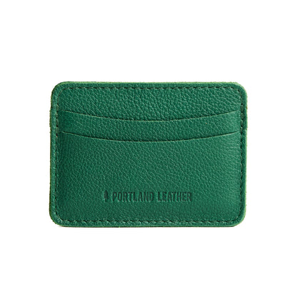 Bacalar | Minimalist leather wallet with card slots and PLG logo