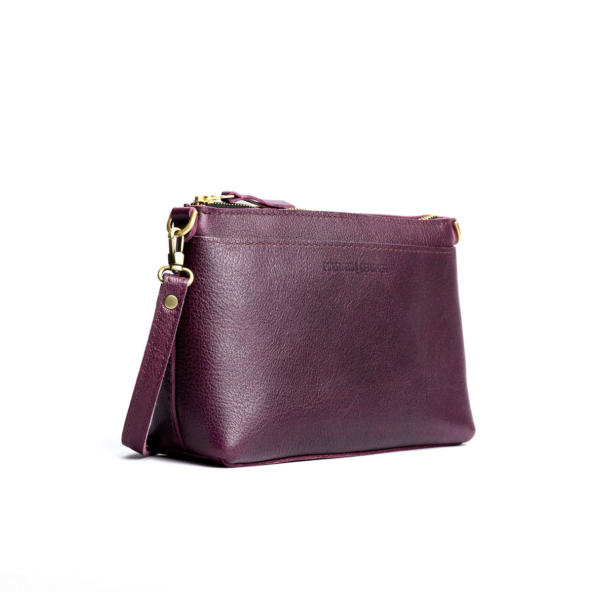 Plum*Classic | Zip top petite crossbody bag with detachable strap