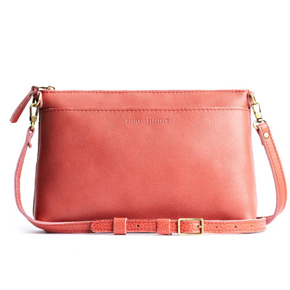Watermelon*Large | Zip top crossbody bag with detachable strap