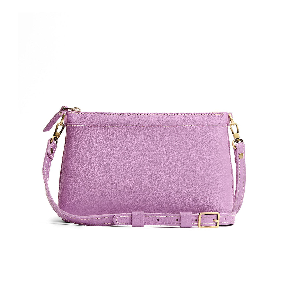 Calla Lily*Small | Zip top petite crossbody bag with detachable strap