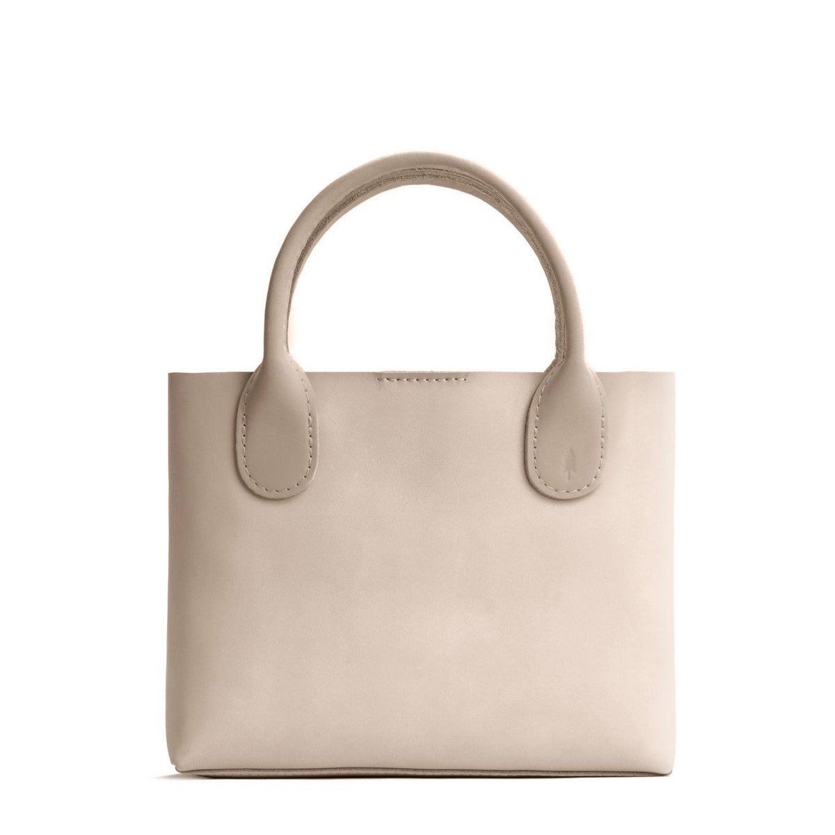 Dragon Bone*Small | Petite tote purse with structured leather handles and crossbody strap