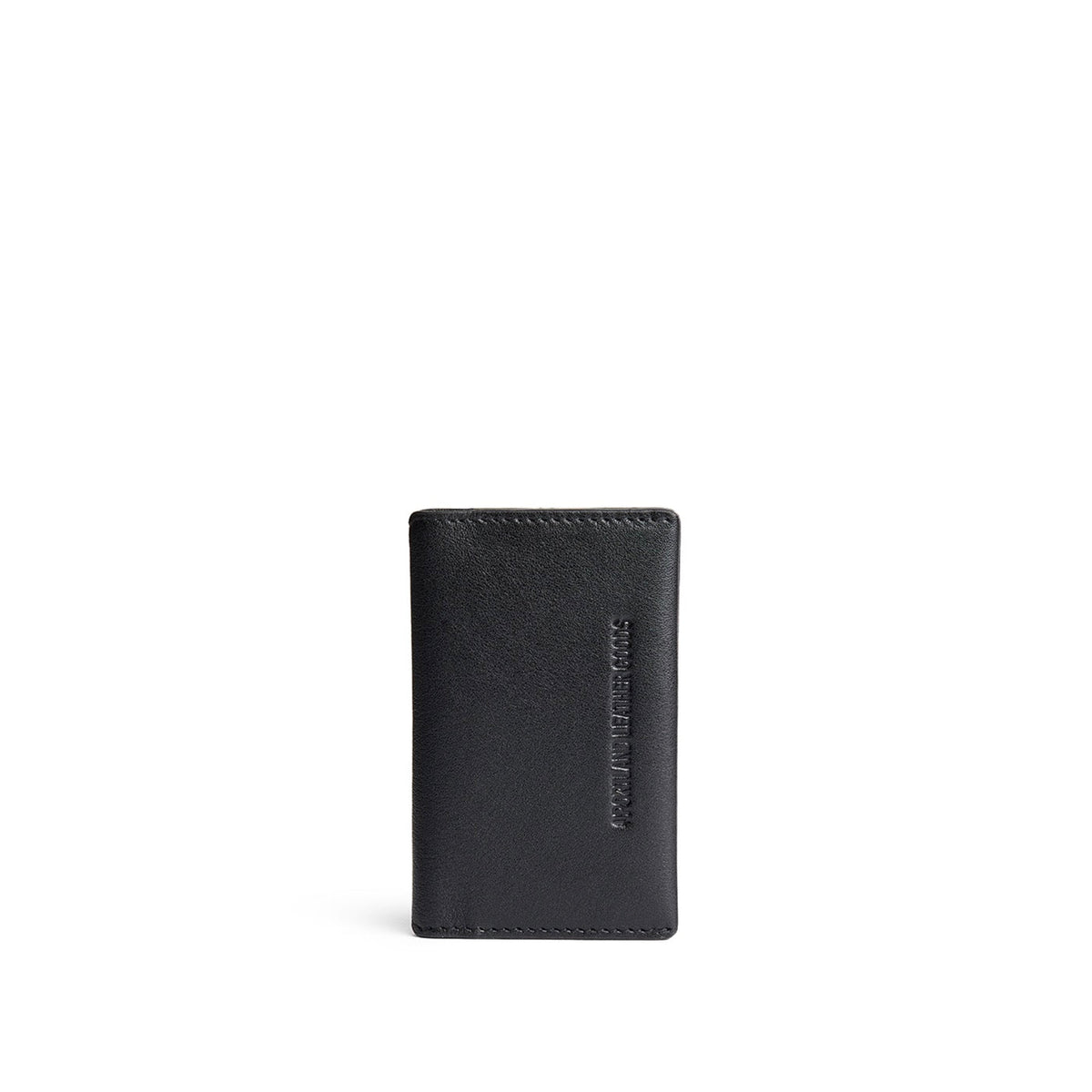 Black Rock | Leather bifold card holder wallet closed
