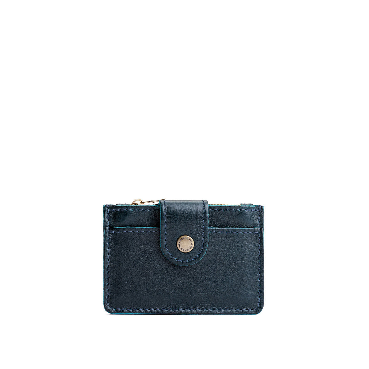 Boreal | Compact wallet with snap closure and zippered pouch