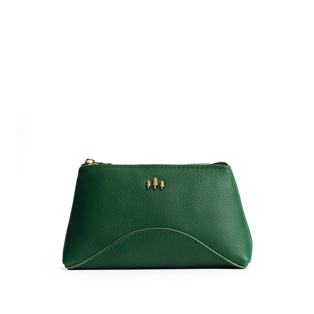Bacalar | Rectangular makeup bag pouch with top zipper