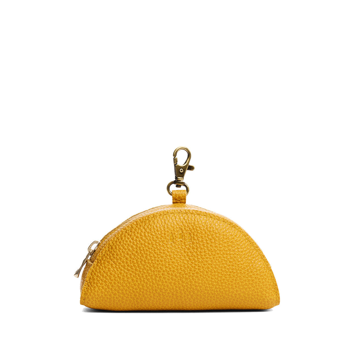 Sunshine | Small half-moon shaped keychain pouch with zipper closure