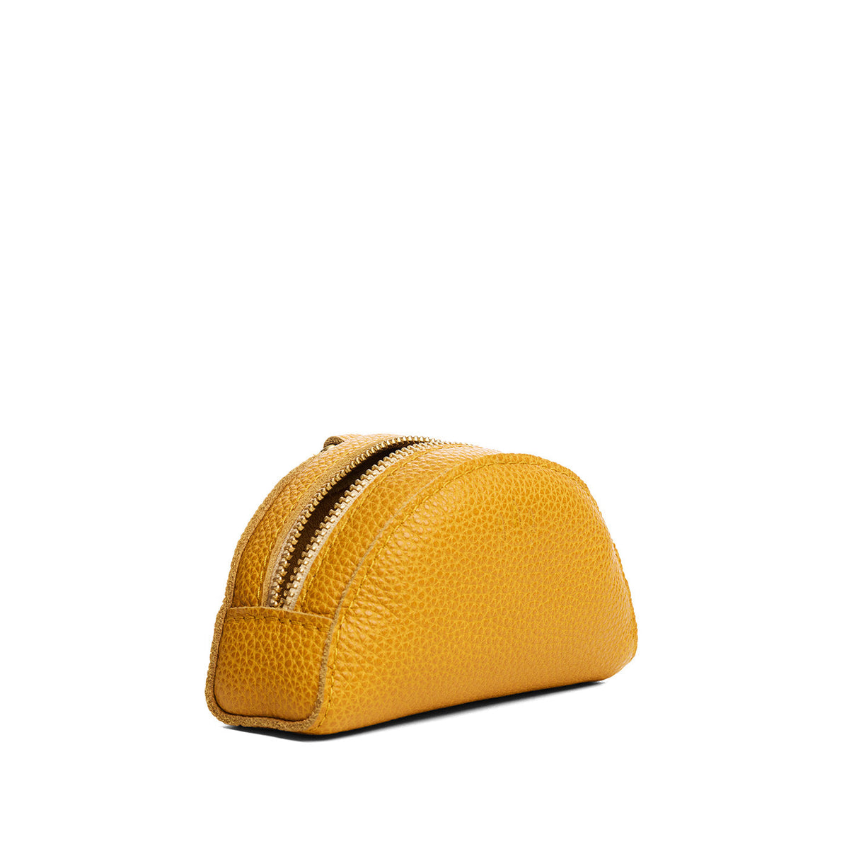 Sunshine | Small half-moon shaped keychain pouch with zipper closure