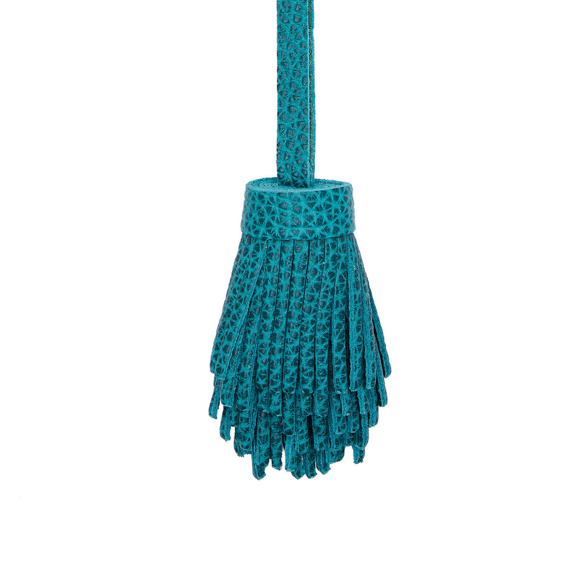 Aquarius | Pom-pom style with tiered leather fringe