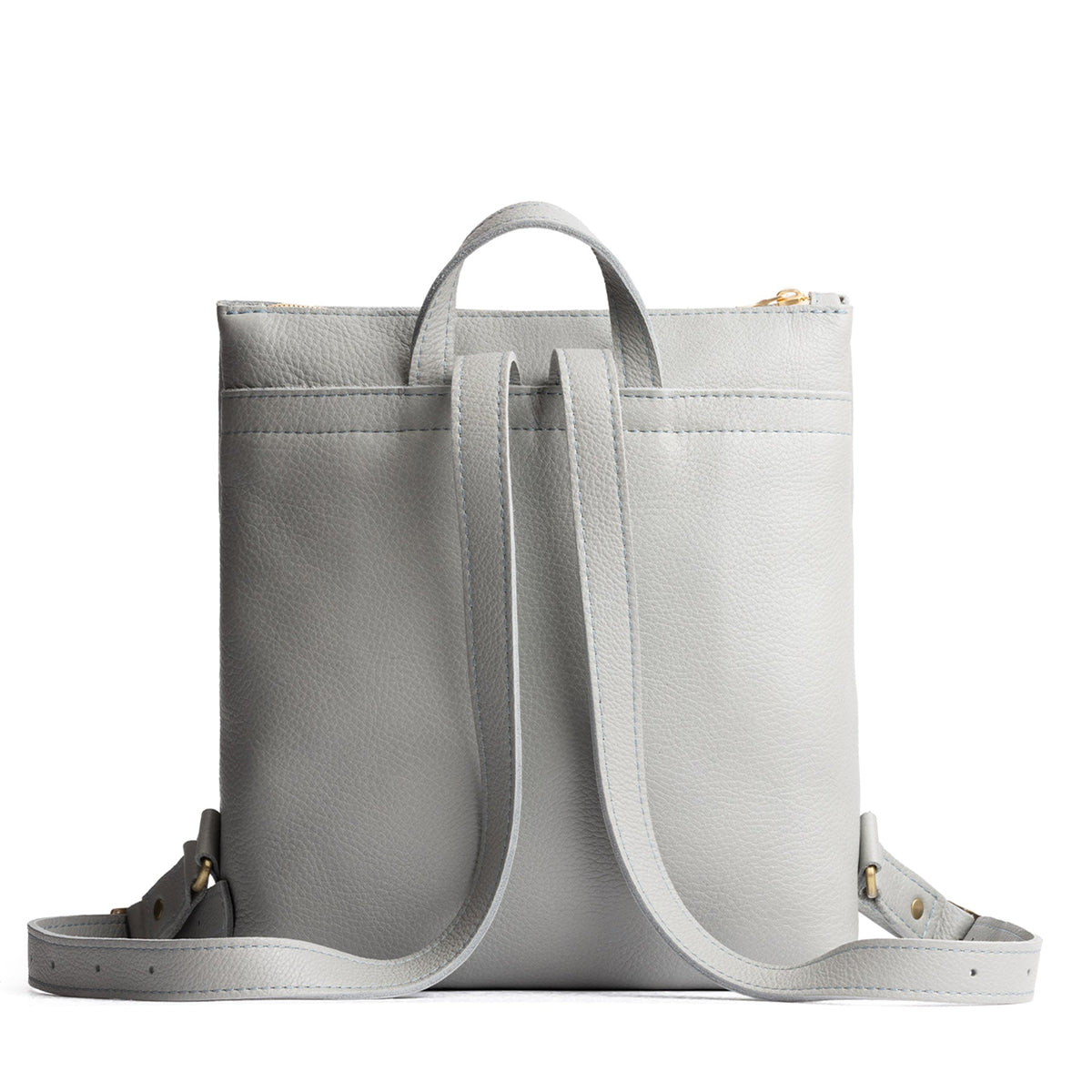 Nimbus*Large | Square slim leather tote backpack