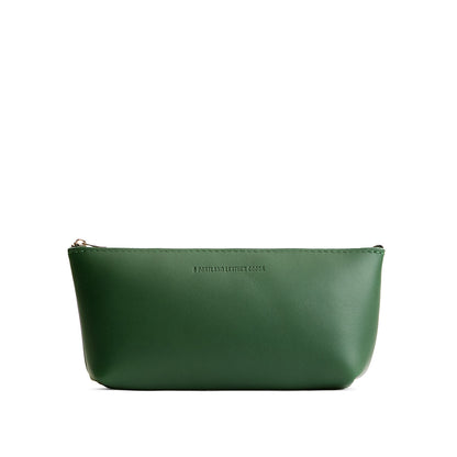 Aruba | Leather utility bag pouch with top zipper