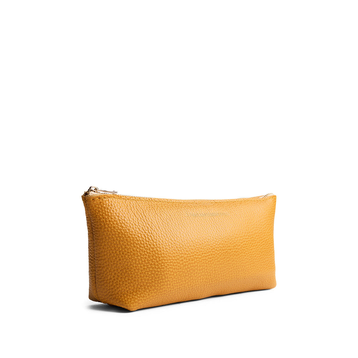 Sunshine | Leather utility bag pouch with top zipper