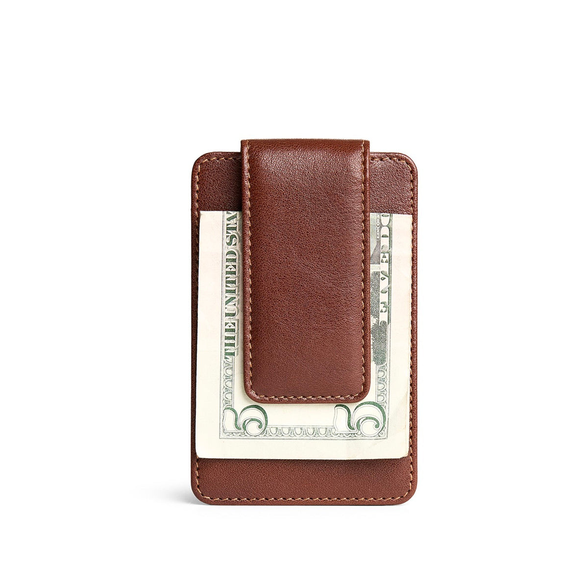 Saddlestone | Card holder with a money clip on the back