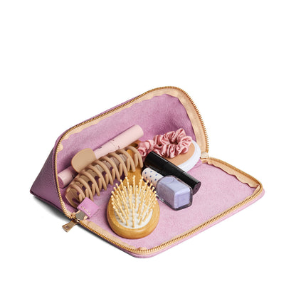 Calla Lily | Triangular shaped pouch with extra long zipper