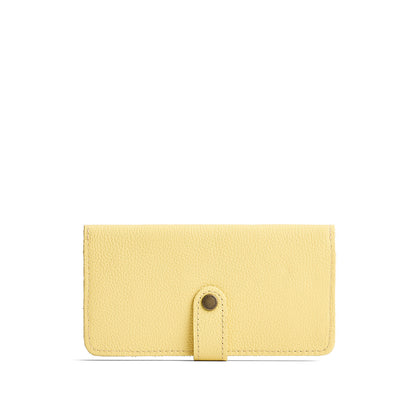 Butter Bliss | Leather wallet with snap closure