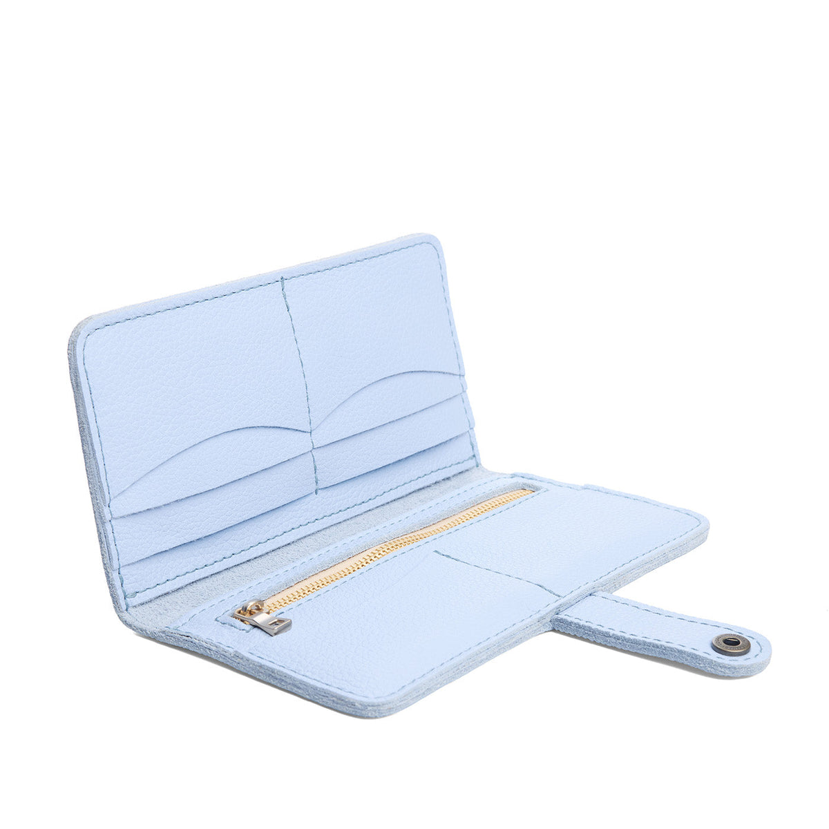 Skyway | Leather wallet with snap open