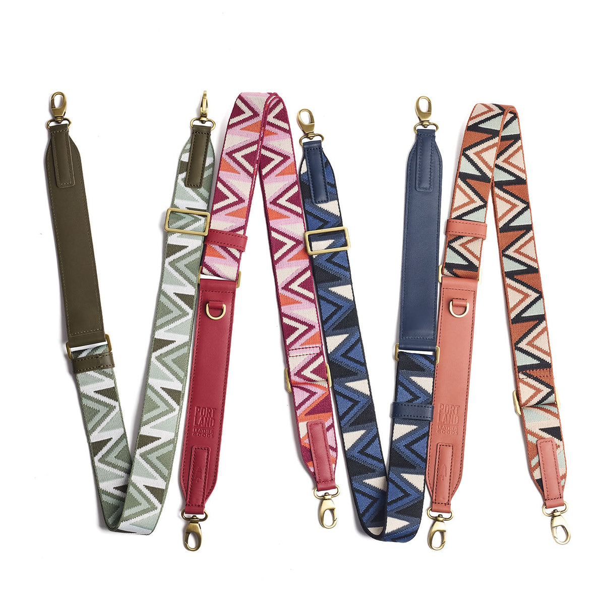 All Variants | Four colorful crossbody straps