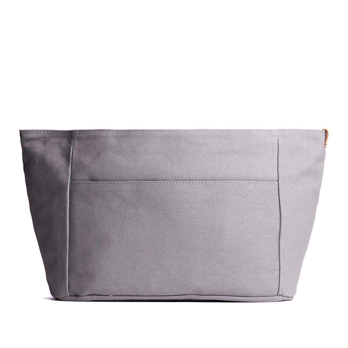 Gray*Zipper*Large | Large canvas bag insert for organization